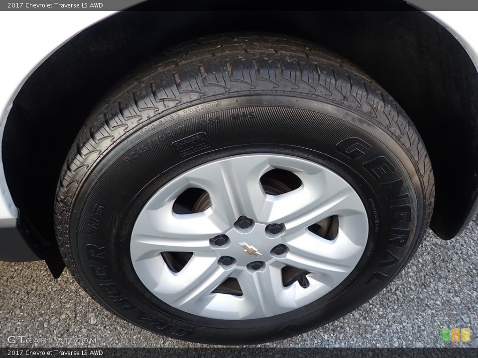 2017 Chevrolet Traverse LS AWD Wheel and Tire Photo #140156928