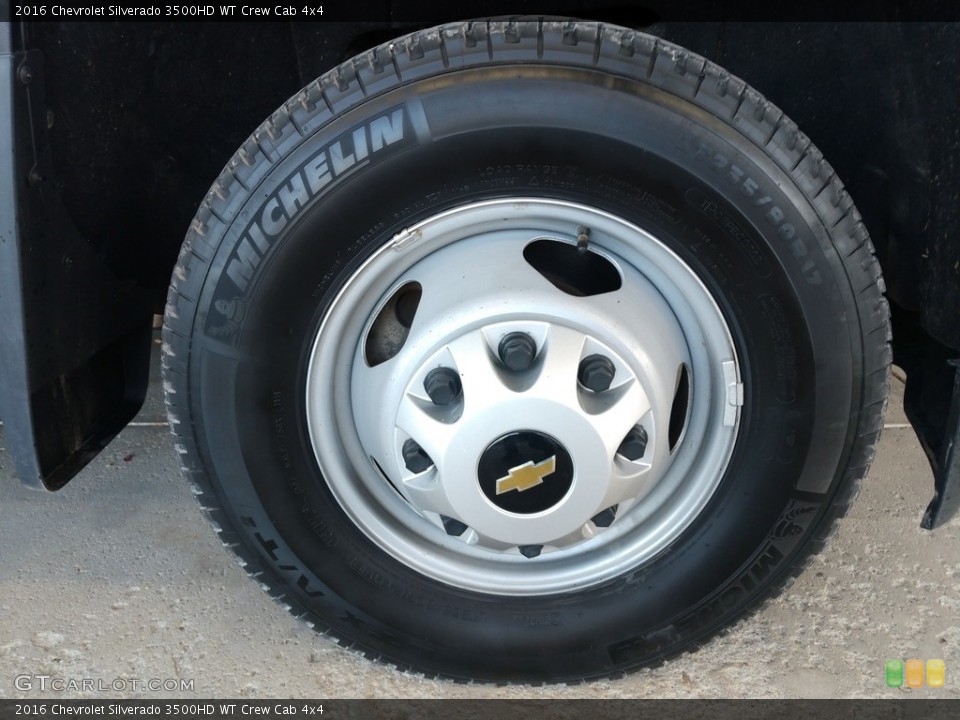 2016 Chevrolet Silverado 3500HD WT Crew Cab 4x4 Wheel and Tire Photo #140175639