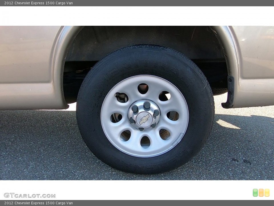 2012 Chevrolet Express 1500 Cargo Van Wheel and Tire Photo #140213427