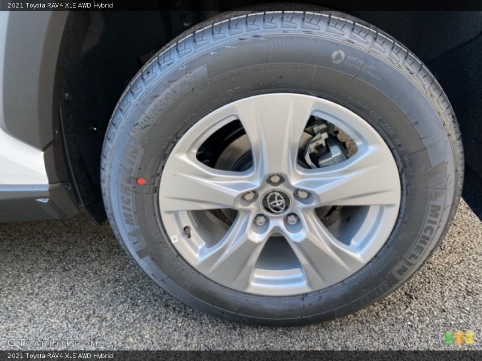 2021 Toyota RAV4 XLE AWD Hybrid Wheel and Tire Photo #140248808
