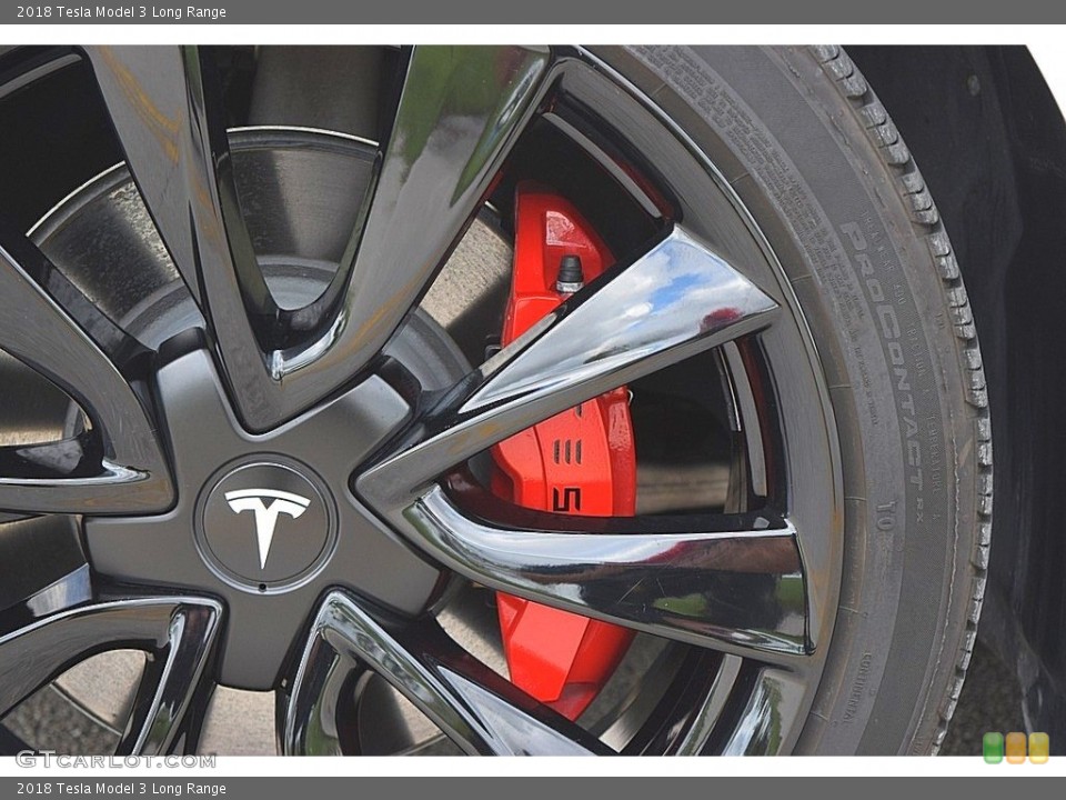 2018 Tesla Model 3 Long Range Wheel and Tire Photo #140254553
