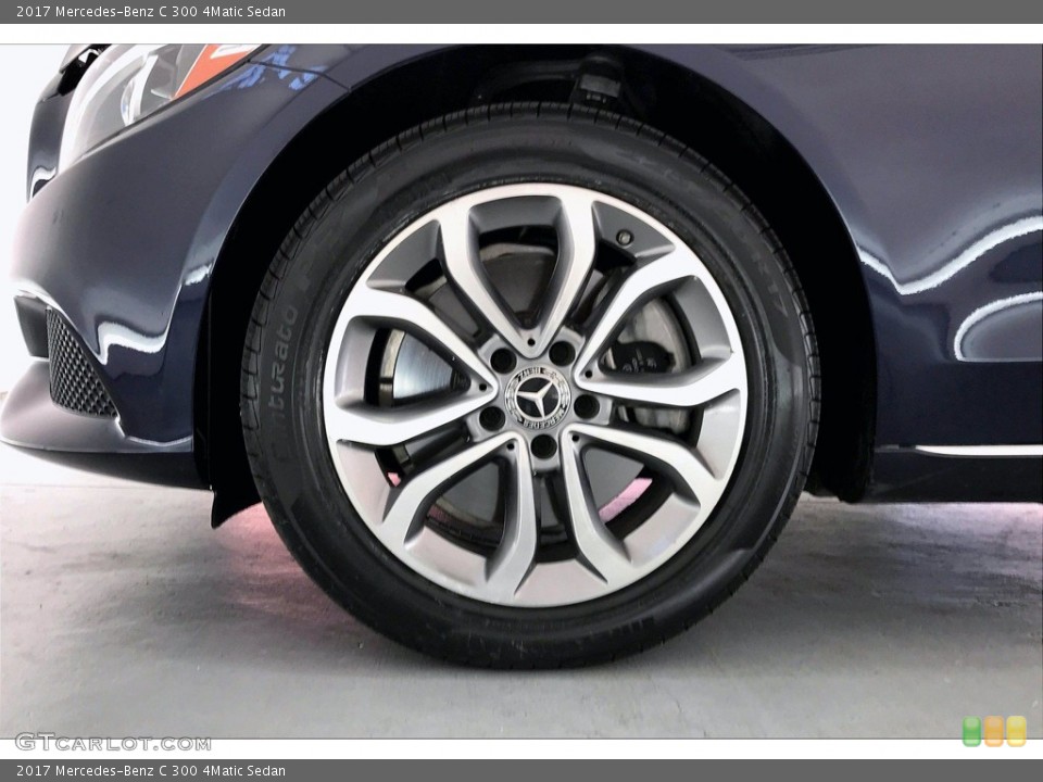 2017 Mercedes-Benz C 300 4Matic Sedan Wheel and Tire Photo #140264600