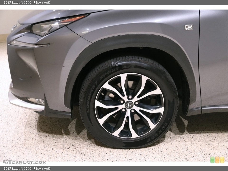 2015 Lexus NX 200t F Sport AWD Wheel and Tire Photo #140266355
