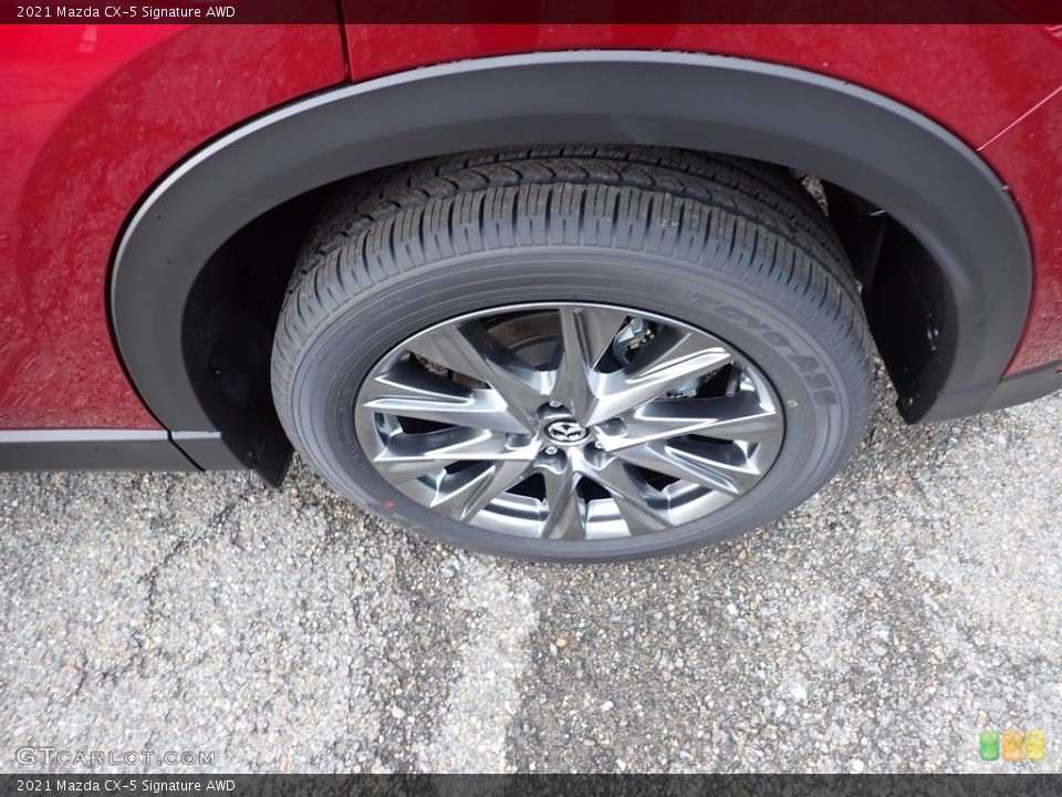 2021 Mazda CX-5 Signature AWD Wheel and Tire Photo #140289139