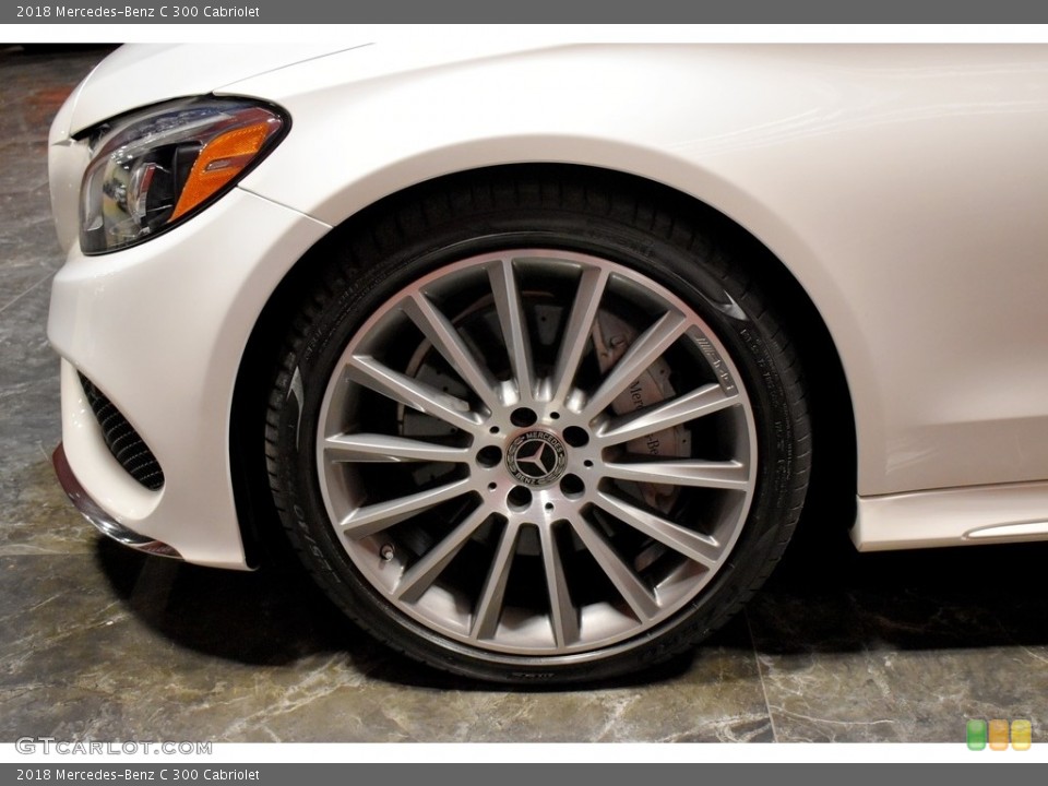 2018 Mercedes-Benz C 300 Cabriolet Wheel and Tire Photo #140300949