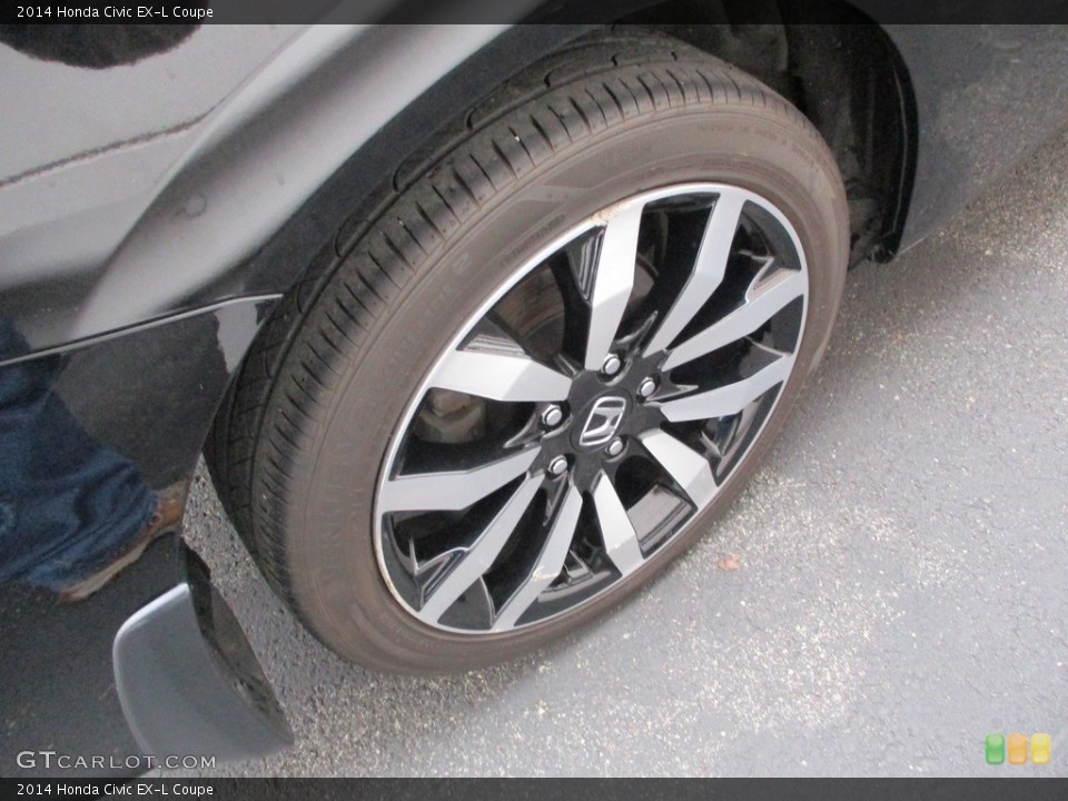2014 Honda Civic EX-L Coupe Wheel and Tire Photo #140309235