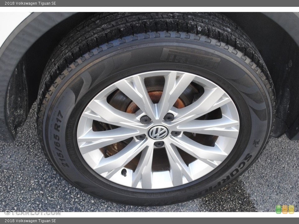 2018 Volkswagen Tiguan SE Wheel and Tire Photo #140309343