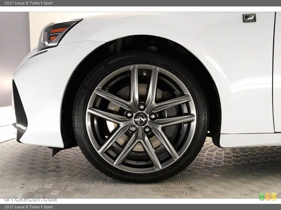 2017 Lexus IS Turbo F Sport Wheel and Tire Photo #140332068