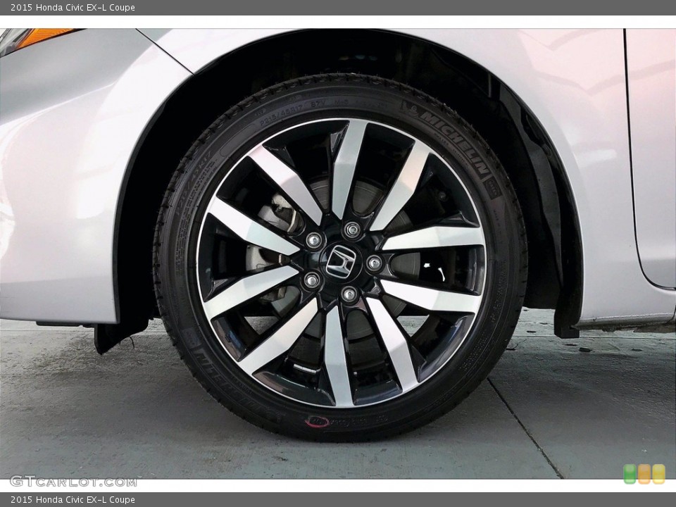 2015 Honda Civic EX-L Coupe Wheel and Tire Photo #140356395