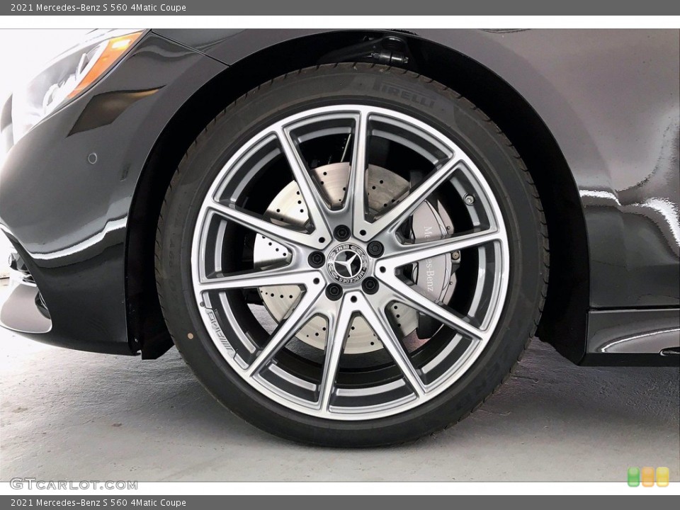 2021 Mercedes-Benz S 560 4Matic Coupe Wheel and Tire Photo #140361962