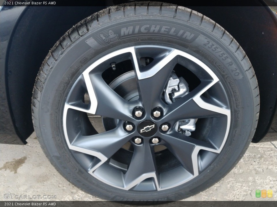 2021 Chevrolet Blazer RS AWD Wheel and Tire Photo #140384434