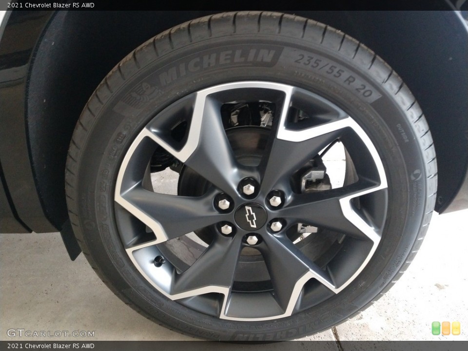 2021 Chevrolet Blazer RS AWD Wheel and Tire Photo #140384488