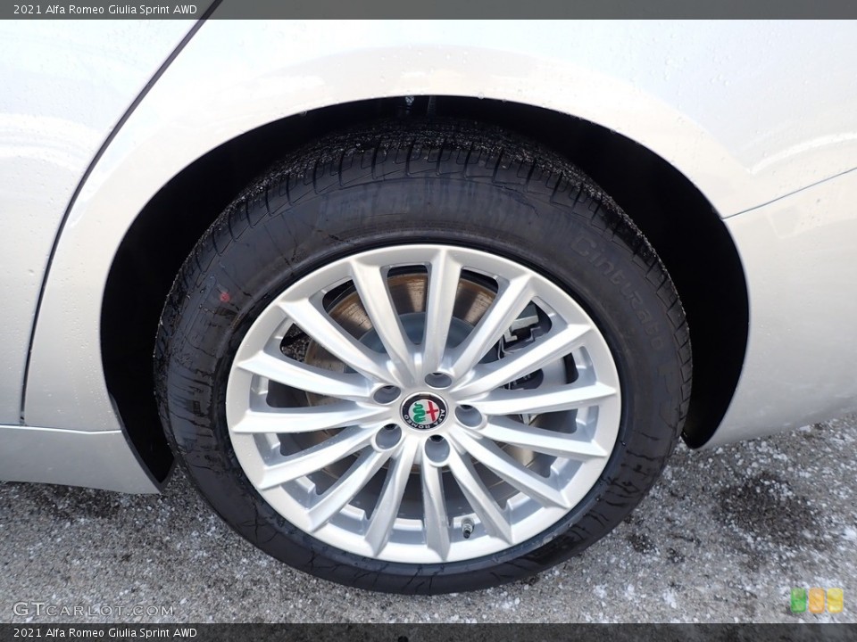 2021 Alfa Romeo Giulia Sprint AWD Wheel and Tire Photo #140388676