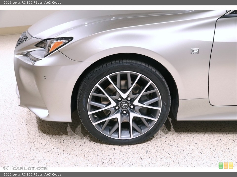 2016 Lexus RC 300 F Sport AWD Coupe Wheel and Tire Photo #140427333
