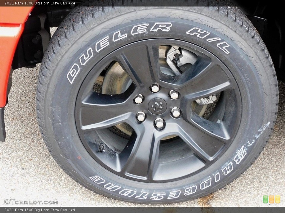 2021 Ram 1500 Big Horn Crew Cab 4x4 Wheel and Tire Photo #140444672