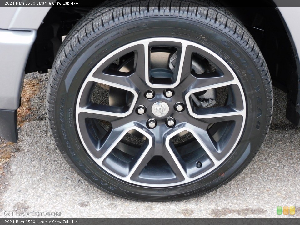 2021 Ram 1500 Laramie Crew Cab 4x4 Wheel and Tire Photo #140445476