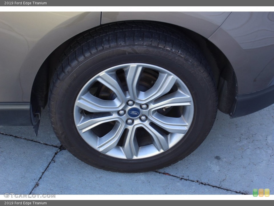 2019 Ford Edge Titanium Wheel and Tire Photo #140446319
