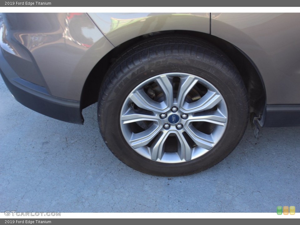 2019 Ford Edge Titanium Wheel and Tire Photo #140446391
