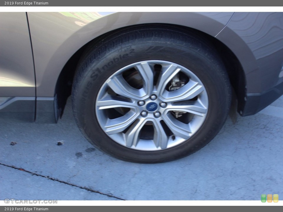 2019 Ford Edge Titanium Wheel and Tire Photo #140446406
