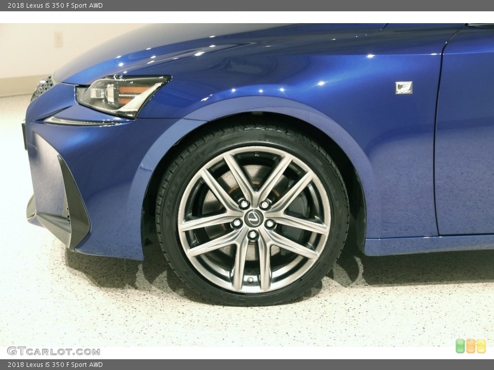2018 Lexus IS 350 F Sport AWD Wheel and Tire Photo #140452909