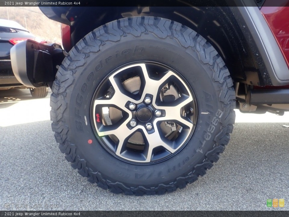 2021 Jeep Wrangler Unlimited Rubicon 4x4 Wheel and Tire Photo #140460883