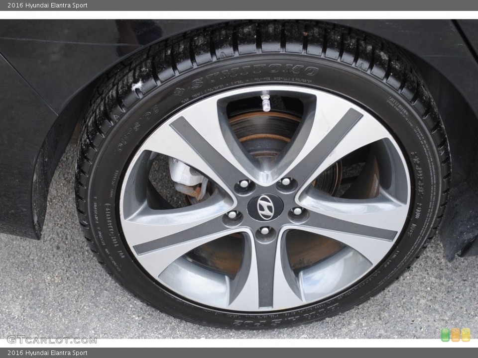 2016 Hyundai Elantra Sport Wheel and Tire Photo #140485318
