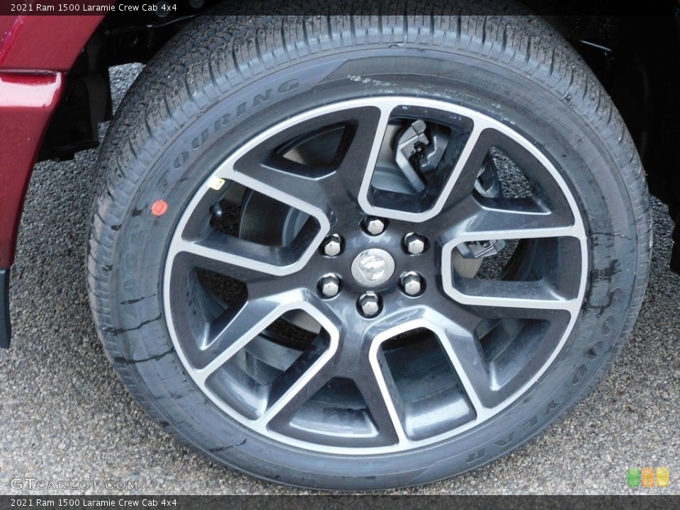 2021 Ram 1500 Laramie Crew Cab 4x4 Wheel and Tire Photo #140508784