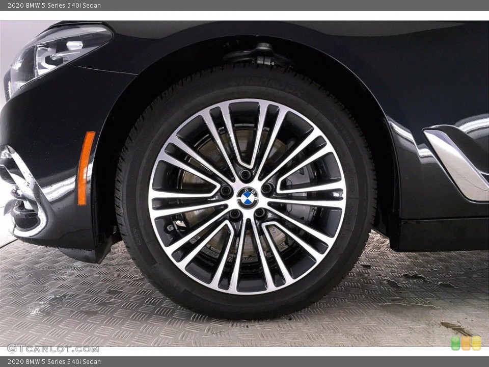 2020 BMW 5 Series 540i Sedan Wheel and Tire Photo #140528524