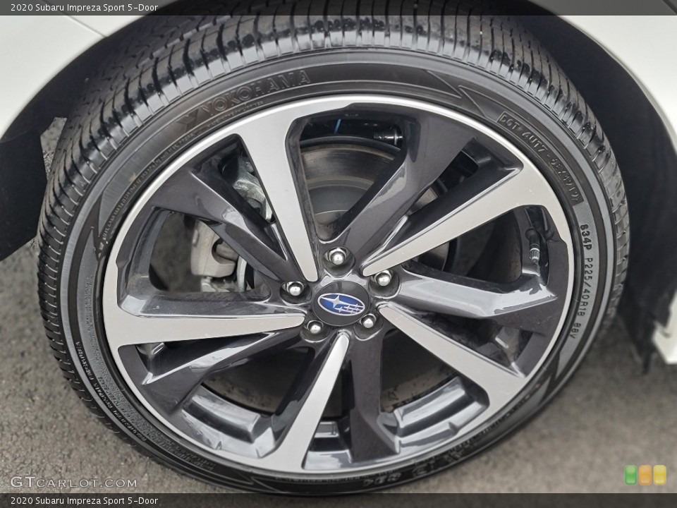 2020 Subaru Impreza Sport 5-Door Wheel and Tire Photo #140531140