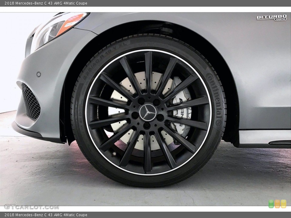 2018 Mercedes-Benz C 43 AMG 4Matic Coupe Wheel and Tire Photo #140535571
