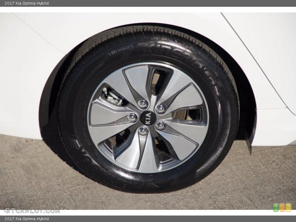 2017 Kia Optima Hybrid Wheel and Tire Photo #140536324