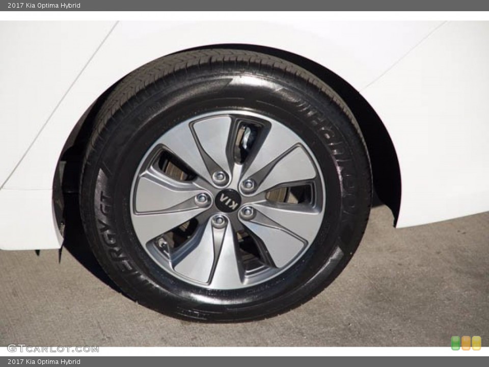 2017 Kia Optima Hybrid Wheel and Tire Photo #140536345