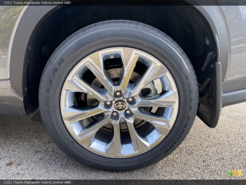 2021 Toyota Highlander Hybrid Limited AWD Wheel and Tire Photo #140543223