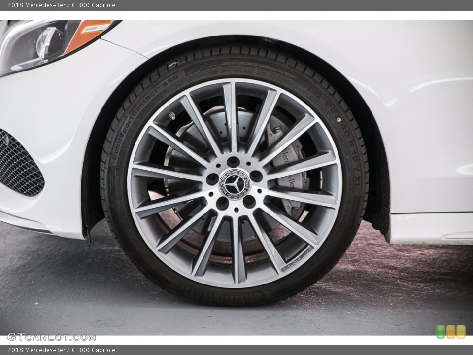 2018 Mercedes-Benz C 300 Cabriolet Wheel and Tire Photo #140551266