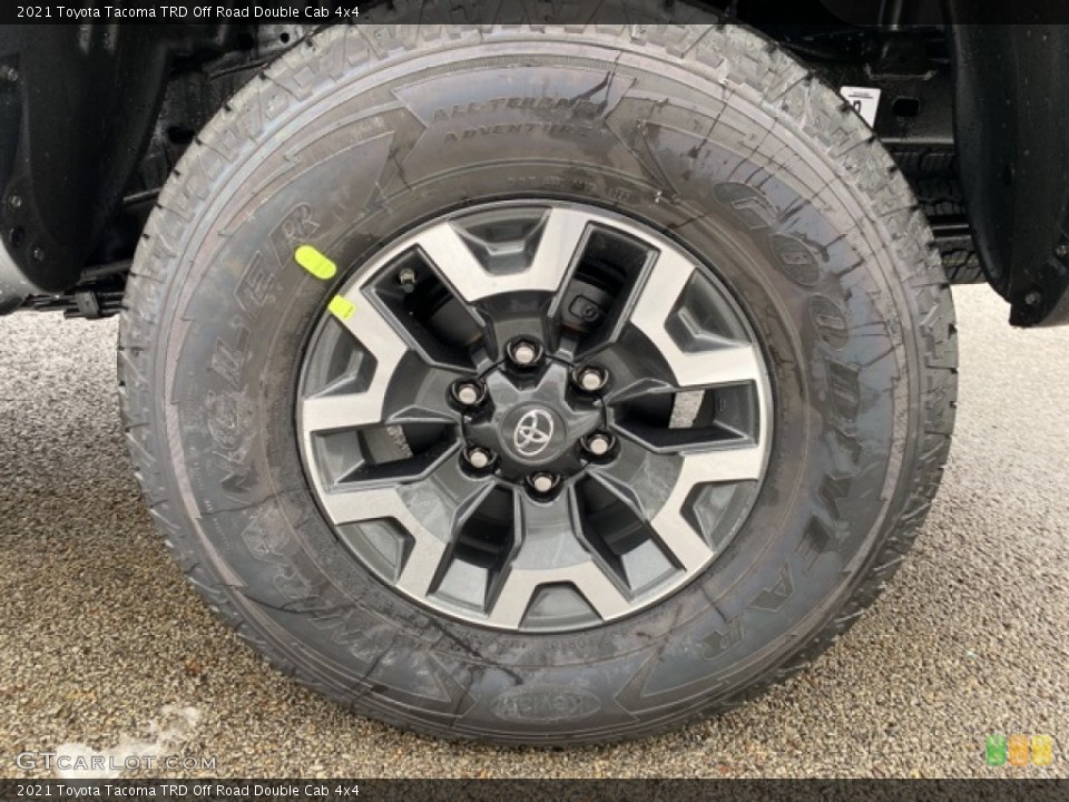 2021 Toyota Tacoma TRD Off Road Double Cab 4x4 Wheel and Tire Photo #140555625