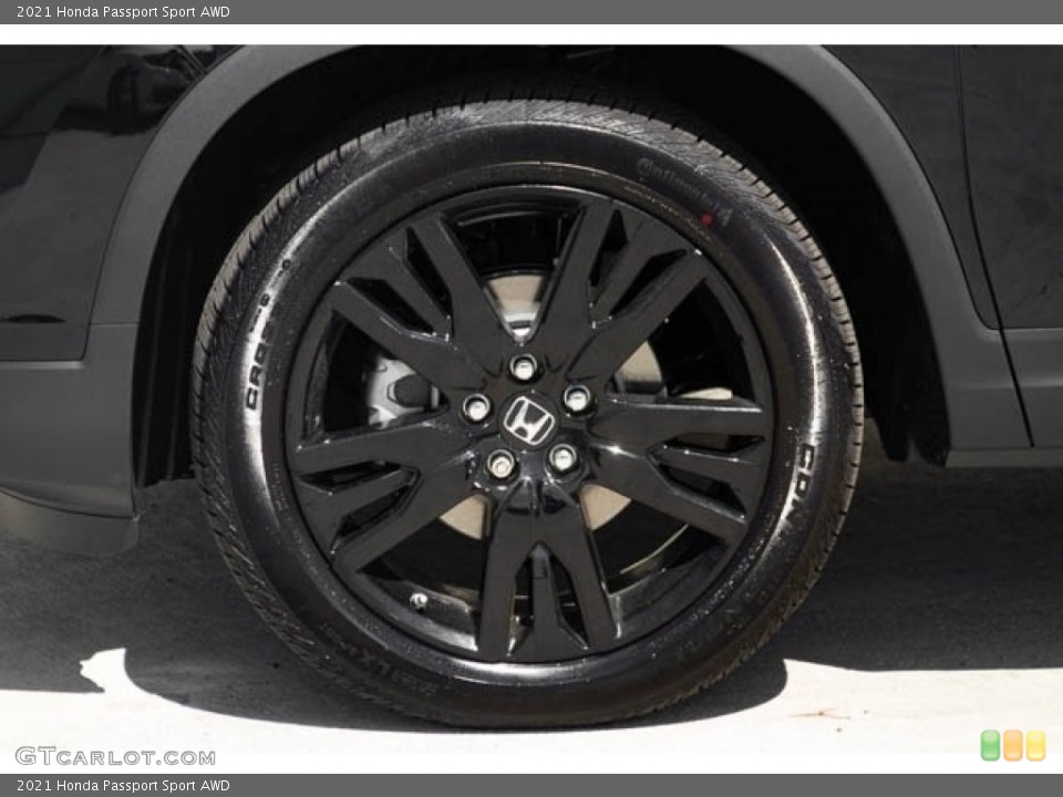 2021 Honda Passport Sport AWD Wheel and Tire Photo #140564350