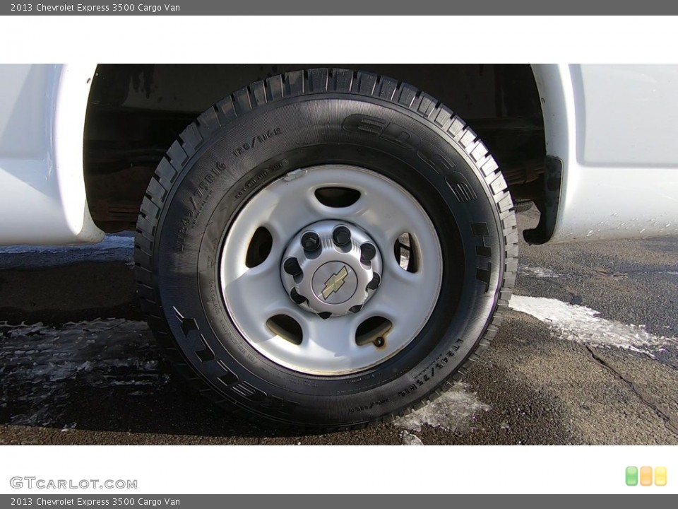2013 Chevrolet Express 3500 Cargo Van Wheel and Tire Photo #140572485
