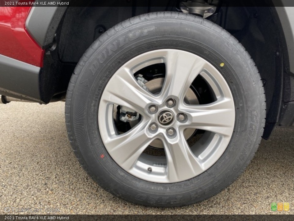2021 Toyota RAV4 XLE AWD Hybrid Wheel and Tire Photo #140573978