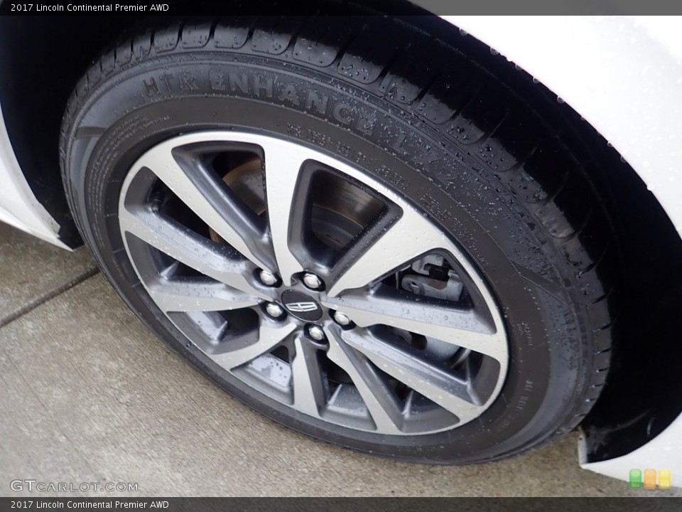 2017 Lincoln Continental Premier AWD Wheel and Tire Photo #140591145