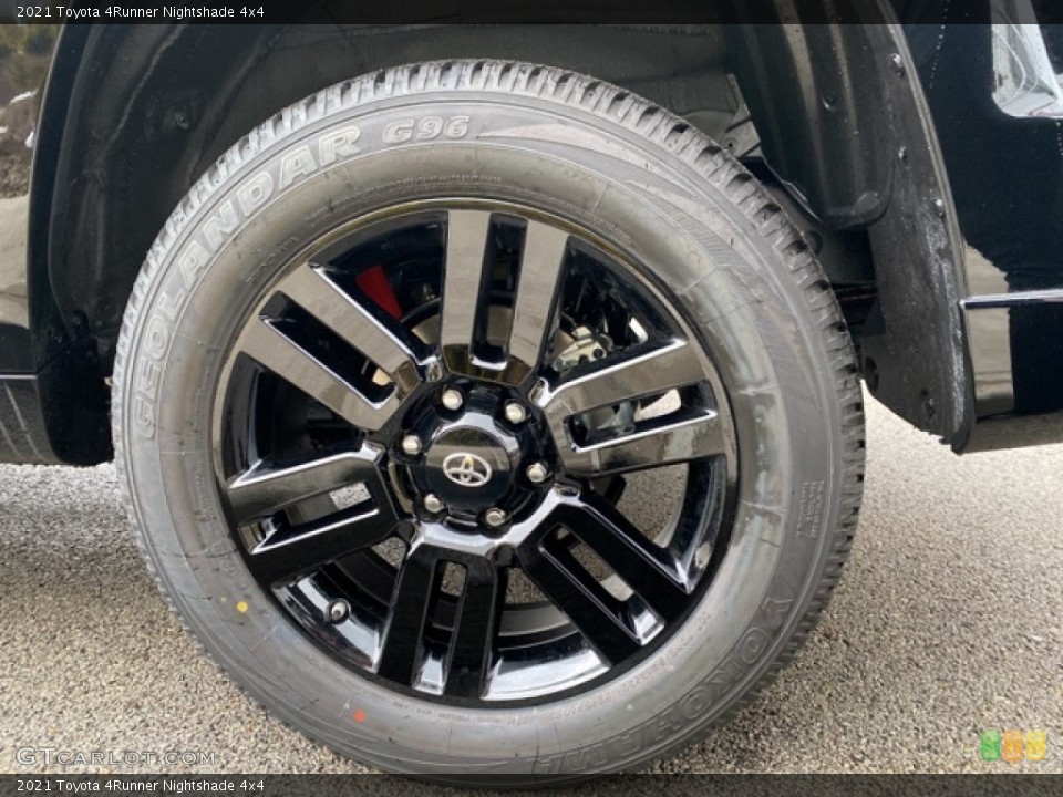 2021 Toyota 4Runner Nightshade 4x4 Wheel and Tire Photo #140595015