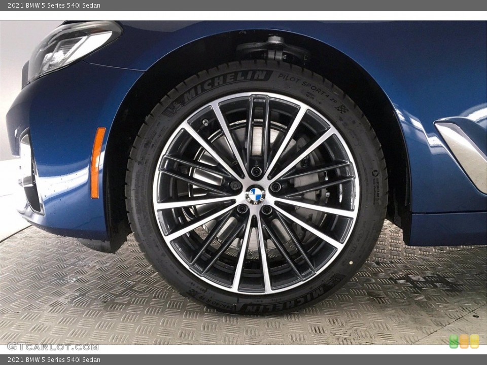 2021 BMW 5 Series 540i Sedan Wheel and Tire Photo #140615461