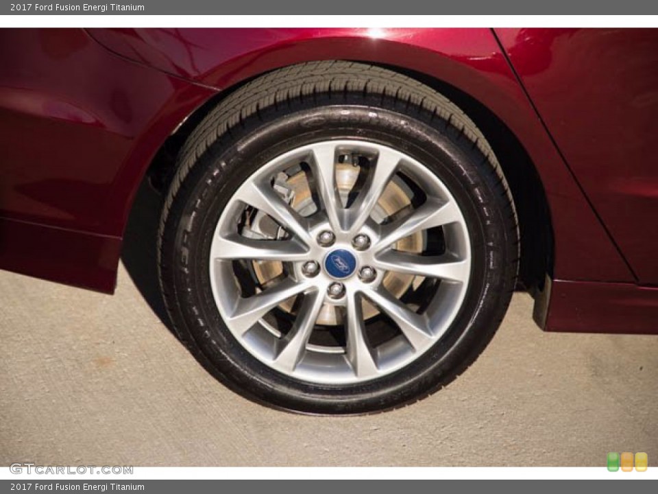 2017 Ford Fusion Energi Titanium Wheel and Tire Photo #140623404