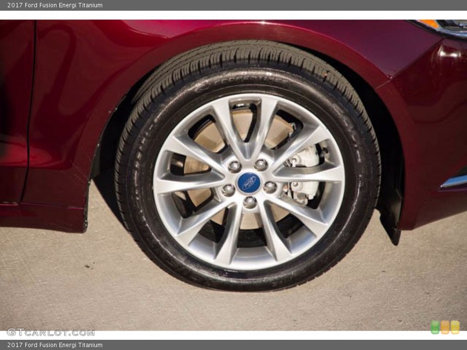 2017 Ford Fusion Energi Titanium Wheel and Tire Photo #140623416