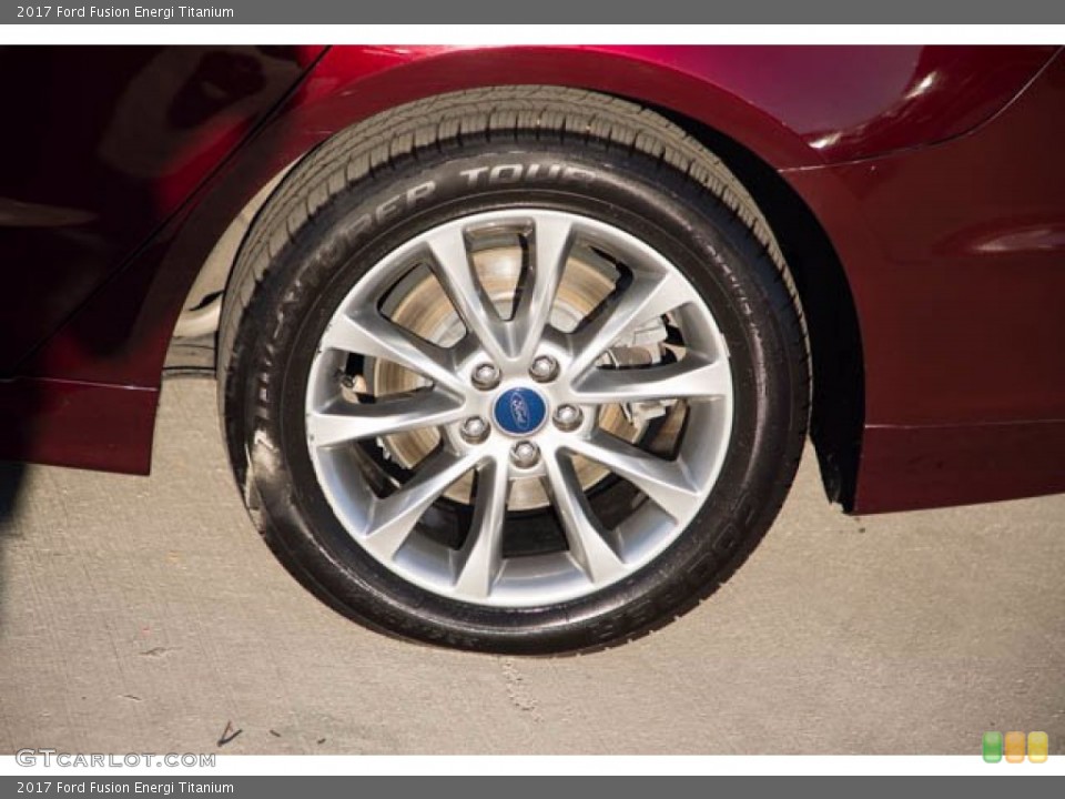 2017 Ford Fusion Energi Titanium Wheel and Tire Photo #140623431