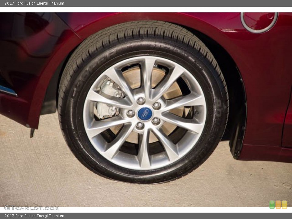 2017 Ford Fusion Energi Titanium Wheel and Tire Photo #140623449