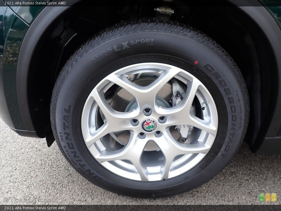 2021 Alfa Romeo Stelvio Sprint AWD Wheel and Tire Photo #140624795