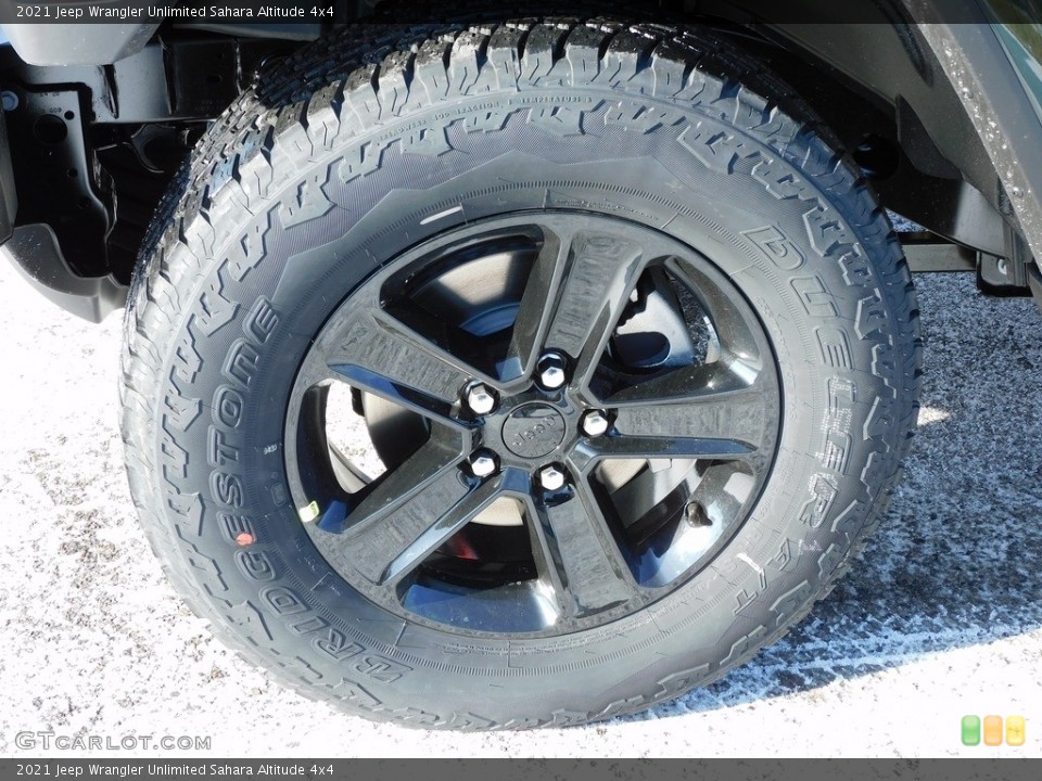 2021 Jeep Wrangler Unlimited Sahara Altitude 4x4 Wheel and Tire Photo #140634833