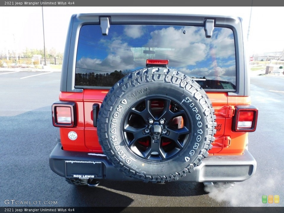 2021 Jeep Wrangler Unlimited Willys 4x4 Wheel and Tire Photo #140638010