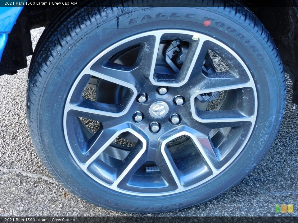 2021 Ram 1500 Laramie Crew Cab 4x4 Wheel and Tire Photo #140644754