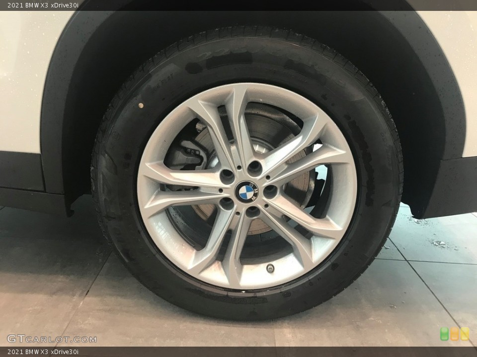2021 BMW X3 xDrive30i Wheel and Tire Photo #140649127
